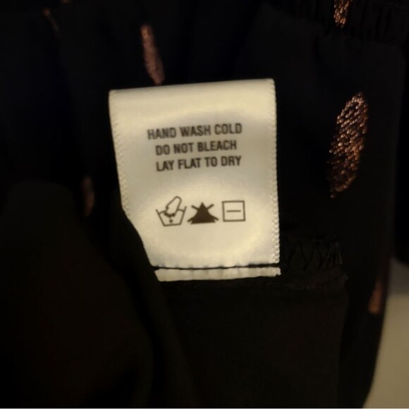 MSK Rich Black Chiffon V-neck Dress. Size PS - Picture 8 of 16